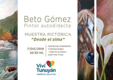 Hoy expone «Beto» Gomez en el Centro de Congresos