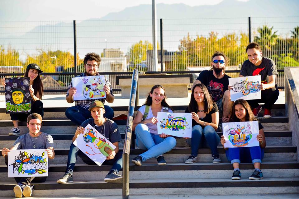 Skate Park de Tupungato ya tiene sus muralistas