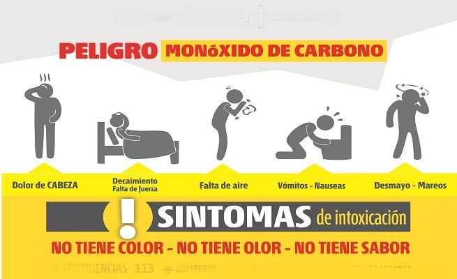 Atención con el frío Cuidarse con el monóxido de carbono
