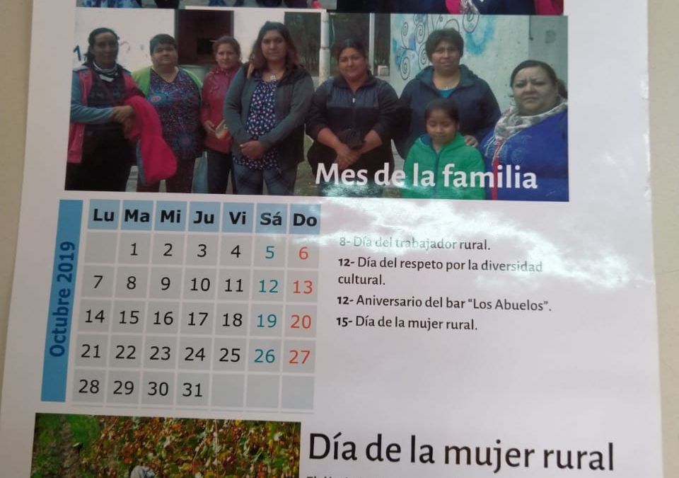 Escuela Campo los Andes presentó un original calendario escolar