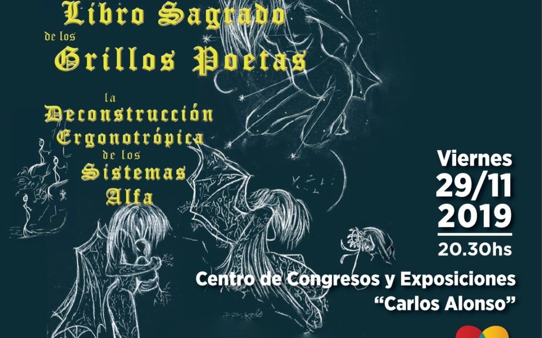 Mañana se presenta «El Libro Sagrado de los Grillos Poetas» en el Centro de Congresos.