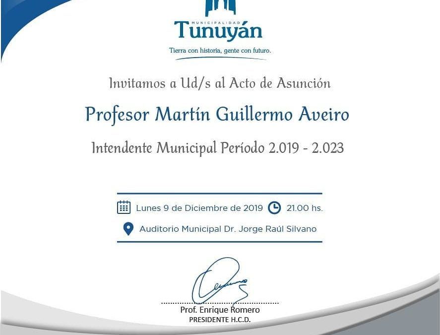 Hoy asume Martín Aveiro.
