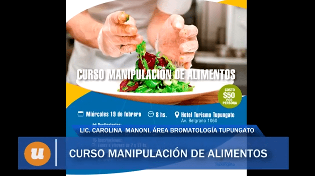 Comienzan los cursos de manipulación de alimentos en Tupungato.