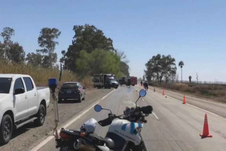 Otra vez rutas trágicas en Valle de Uco.
