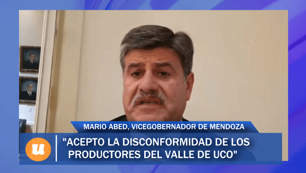 Mario Abed «Estoy dispuesto hablar el tema del vino con la gente del Valle de Uco»