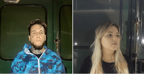Alex Caniggia y su novia, unos vivos que recibieron su merecido.