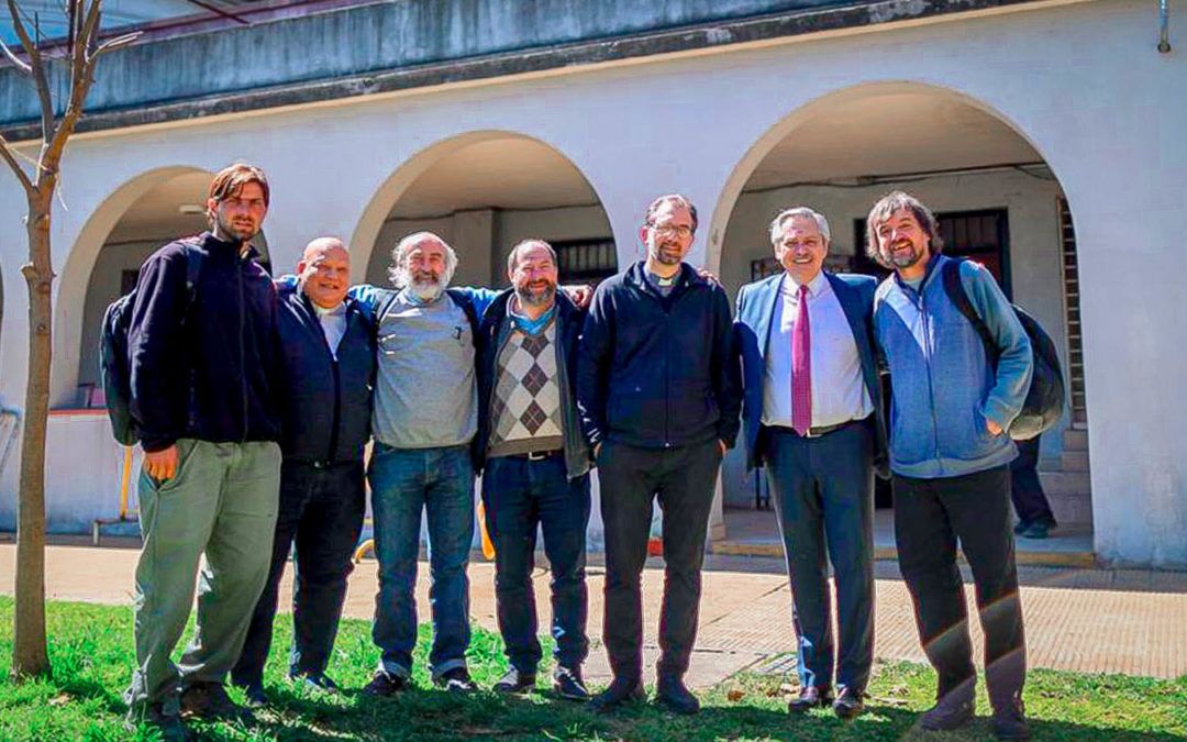 Mensaje del Presidente junto a los Curas Villeros