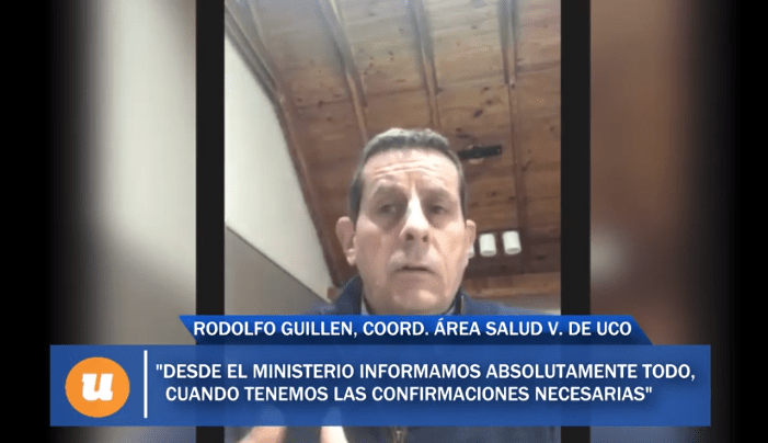 «Desde el Ministerio damos toda la información, cuando tenemos las confirmaciones», dijo Rodolfo Guillén.