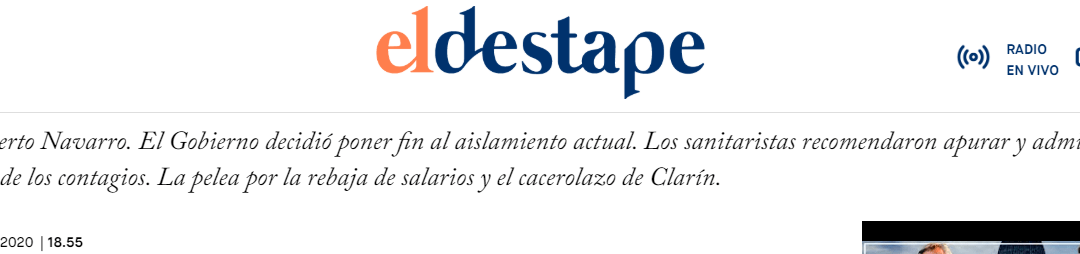 Será verdad  ? Aseguran que la cuarentena termina el 10 de Mayo.