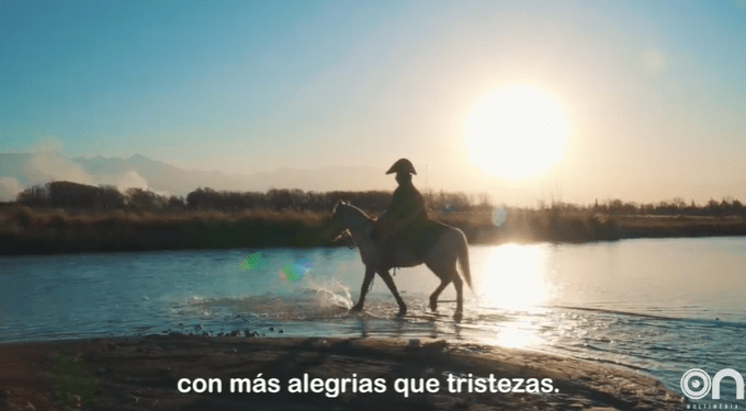 Original forma de homenajear a San Martín