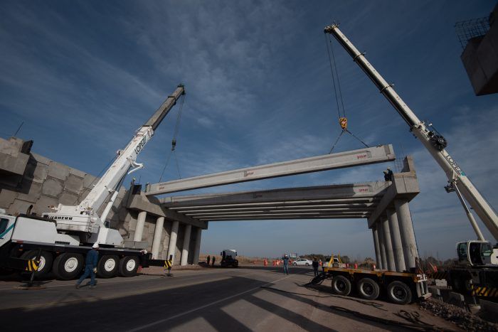 Reactivación de obras pública nacional en Mendoza.  Continúa la «Variante Palmira»