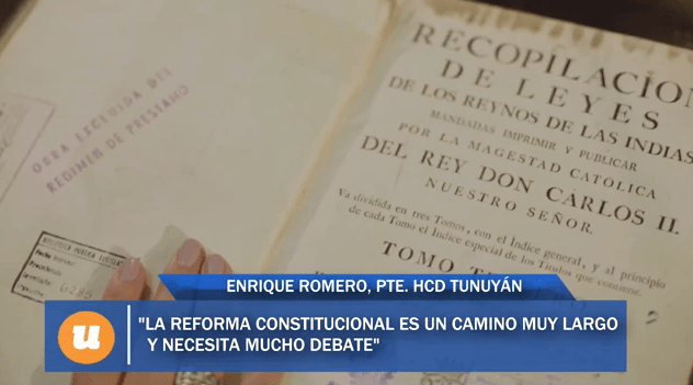 «Coqui» Romero «La reforma constitucional necesita mucho debate»
