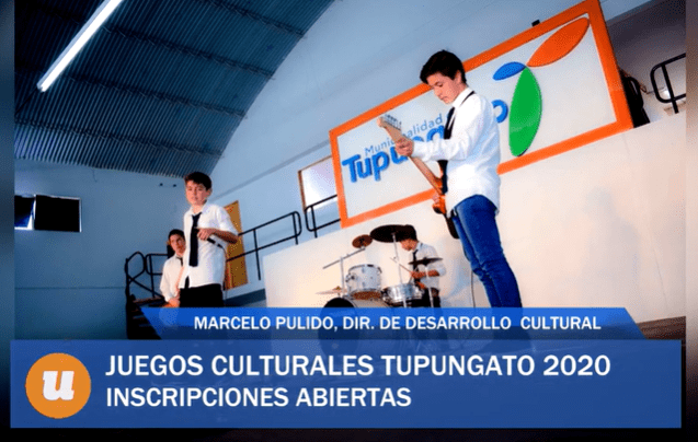 Está abierta la inscripción para los «Juegos Culturales Tupungato 2020»
