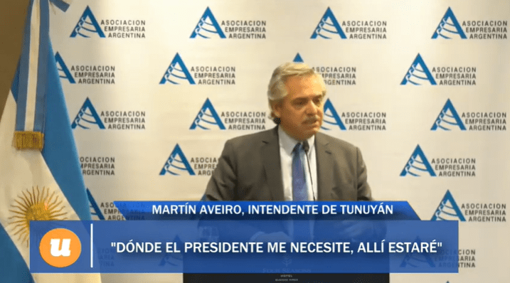 Martin Aveiro : «Dónde el Presidente me necesite, allí estaré»