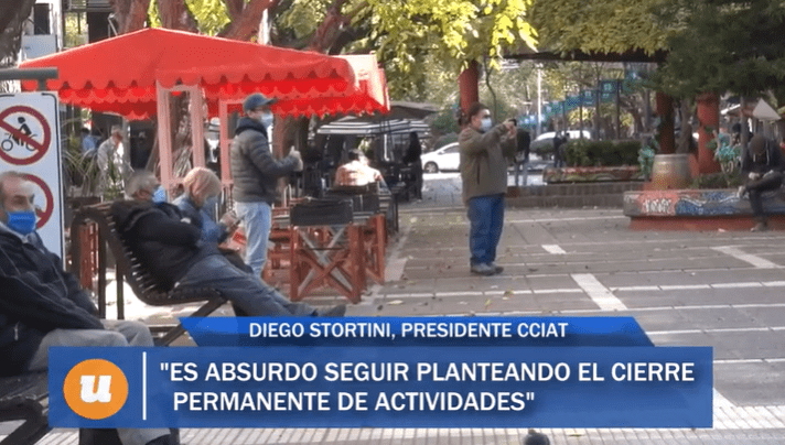 Diego Stortini : «Estamos de acuerdo con la apertura del comercio y el turismo interno»