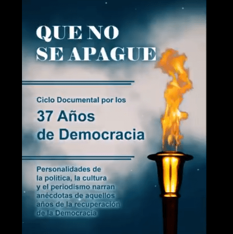 «Que no se apague» el ciclo de Adultos Mayores Mendoza,  en homenaje al regreso de la democracia.