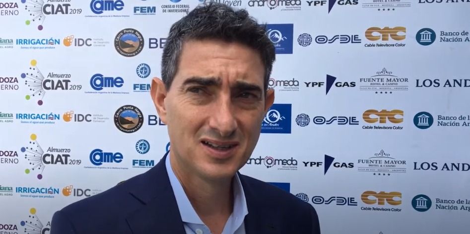 Diego Stortini :  «Cuánto tiempo hace que no asistimos a la inauguración de una industria en Tunuyán»