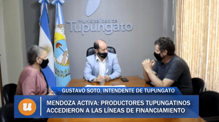 Productores de Tupungato fueron beneficiados por Mendoza Activa.