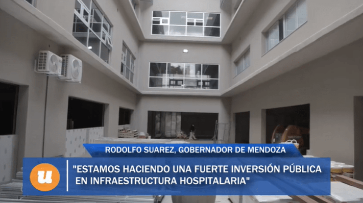 «Seguimos equipando la infraestructura hospitalaria», dijo Rodolfo Suarez.