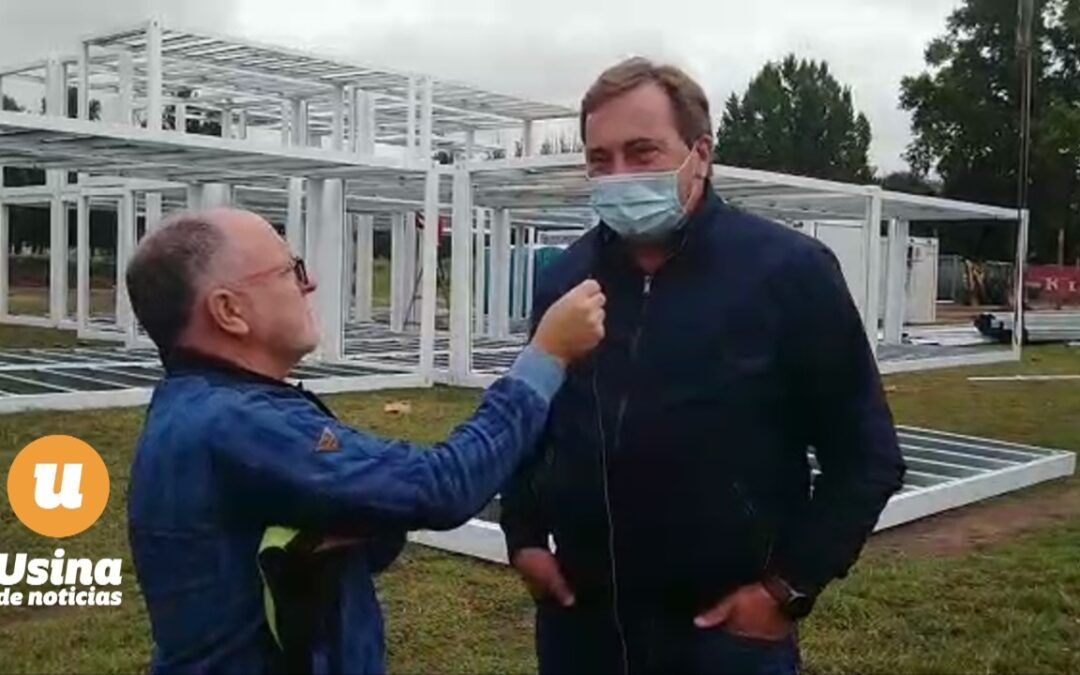 Martín Aveiro y el «Micro Hospital»,  ajuste de patentes y ayuda para las escuelas.