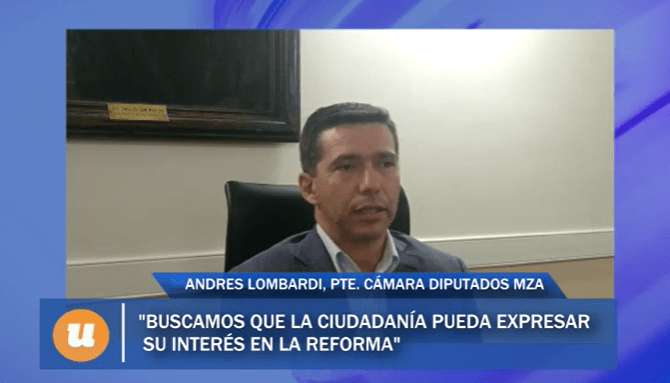 Andrés Lombardi sobre la  reforma constitucional : «Responsabilidad fiscal y Autonomía Municipal son temas fundamentales»