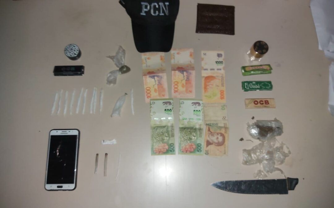 Allanamientos y detenidos con droga en San Carlos