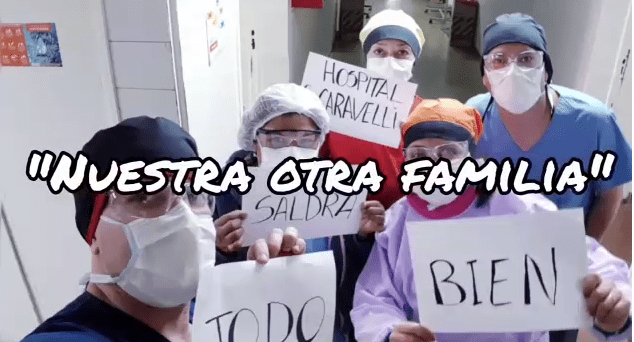 En el día de la enfermería, original video del personal del Hospital Scaravelli
