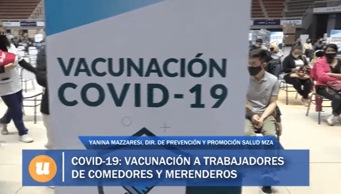 Vacunan a personas que  asisten en comedores comunitarios y merenderos.
