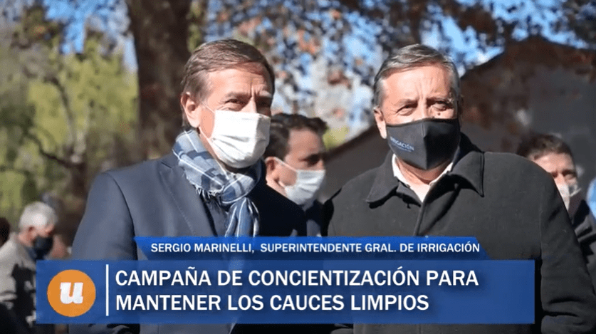 Mendoza lanza una campaña para mantener los cauces limpios