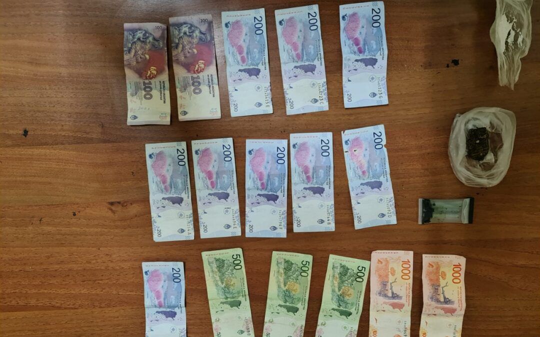 Detenido y secuestro de cocaína  en San Carlos