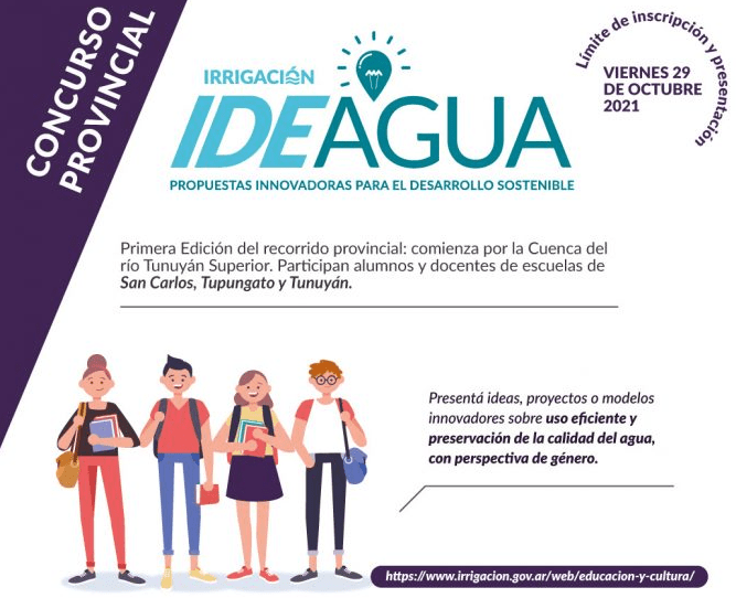 Uso eficiente del agua en Valle de Uco,  lanzan un   concurso para escuelas secundarias.