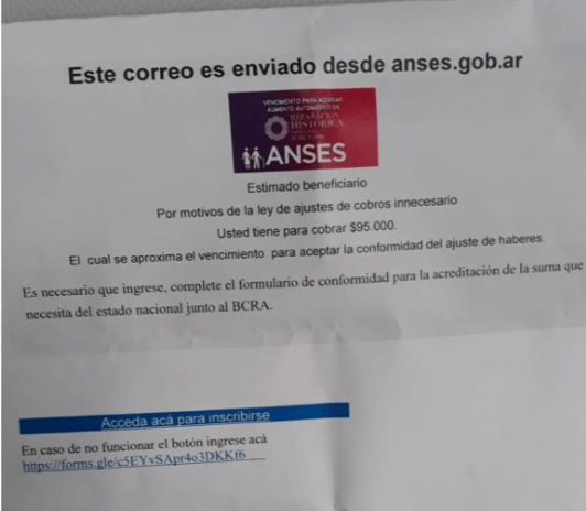 Atención beneficiarios de ANSES, hay una nueva estafa dando vueltas