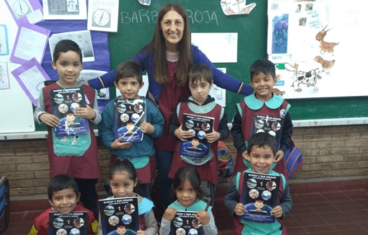 En Valle de Uco, alumnos de sala de 5 ya cuentan con su propio libro