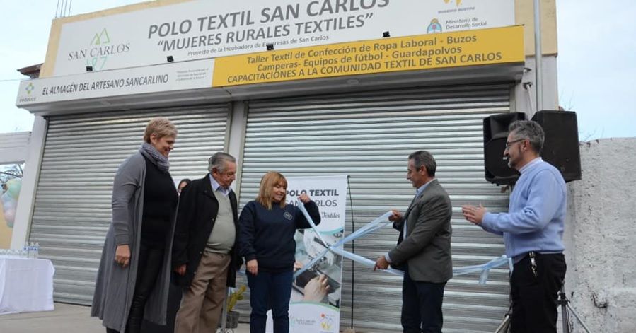 Quedó inaugurado el «Polo Textil San Carlos»