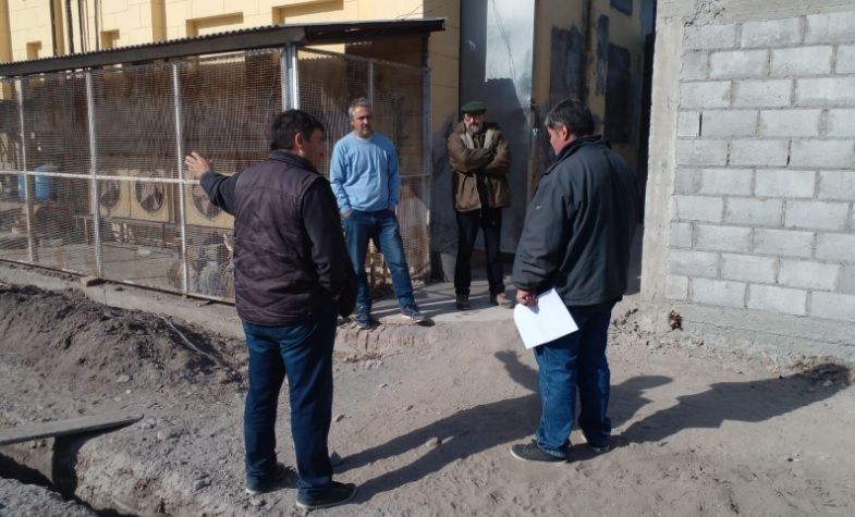 Autoridades provinciales  verificaron el avance de  las obras en el Matadero de San Carlos