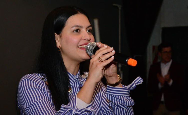 Flor Destéfanis estuvo en Eugenio Bustos