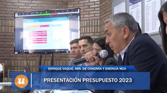 Presentaron el presupuesto mendocino 2023