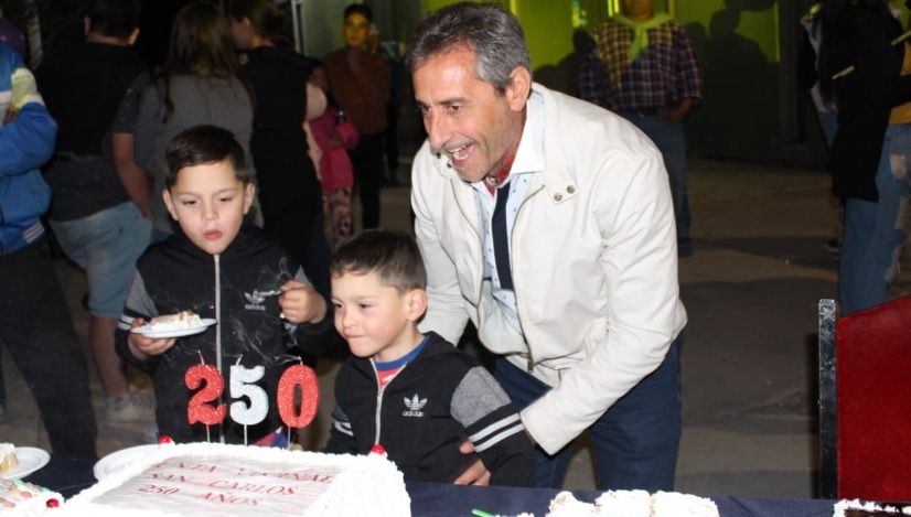San Carlos inició los festejos oficiales por su 250* aniversario