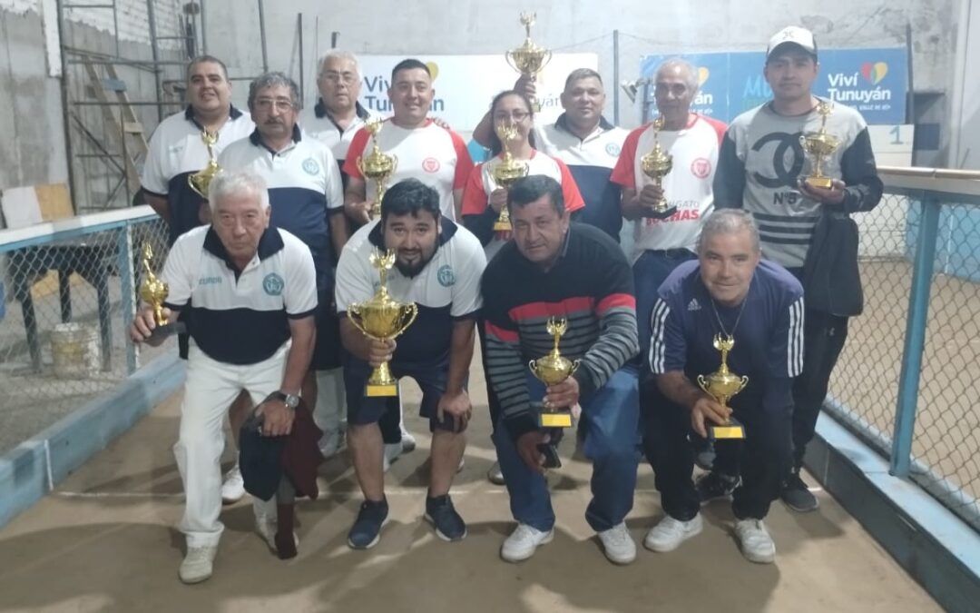 Finalizó el torneo de bochas «Aniversario de Tunuyán»