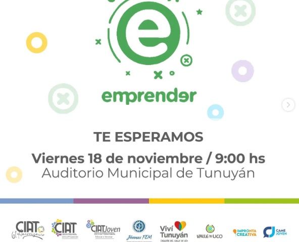 Este viernes «Emprender Tunuyán» en el auditorio