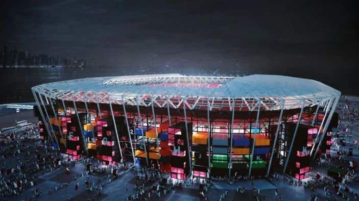 Estadios reciclables, comenzaron a desmantelar plena disputa de la Copa del Mundo
