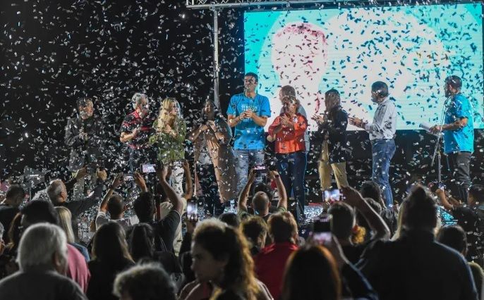 Gran fiesta del «Frente Elegí» para presentar sus candidatos en Tunuyán