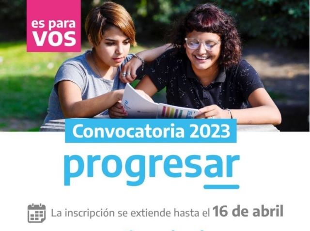 Becas Progresar, ampliaron el plazo para su inscripción
