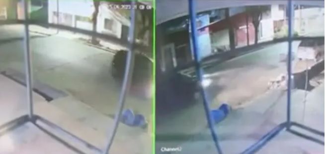 VIDEO En un violento asalto, le robaron el auto y la atropellaron