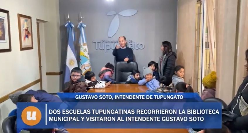 VIDEOS Escuelas de Tupungato estuvieron de visita en la ciudad