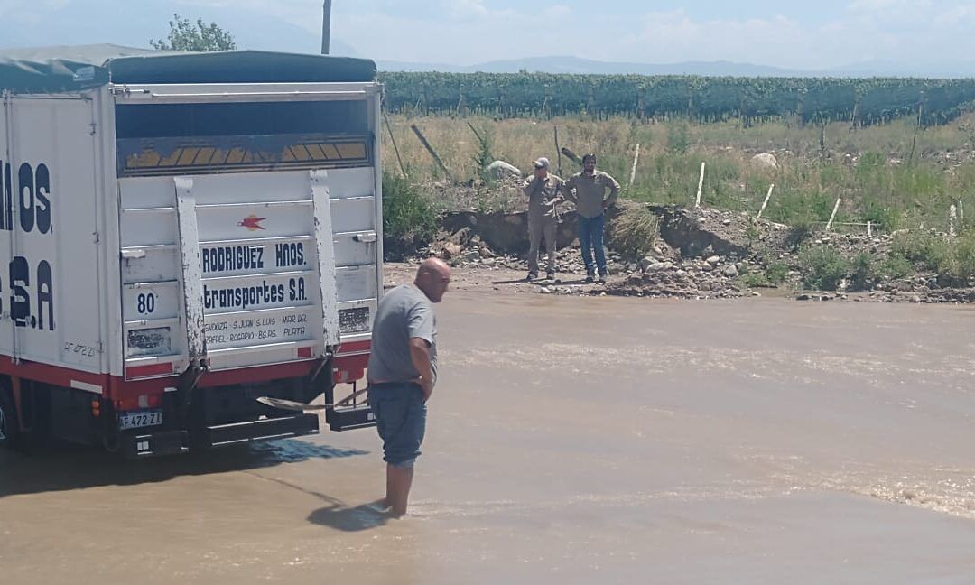 VIDEO Problemas por crecida de arroyos en Valle de Uco