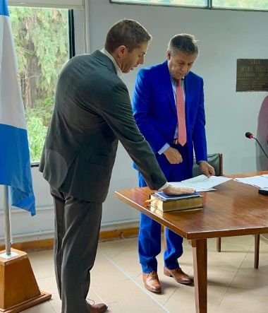 Arturo Pechemiel juró como nuevo concejal de Tunuyán
