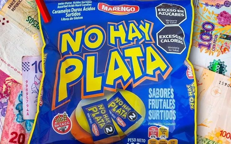 “No hay plata”, la frase de Milei… hecha caramelos