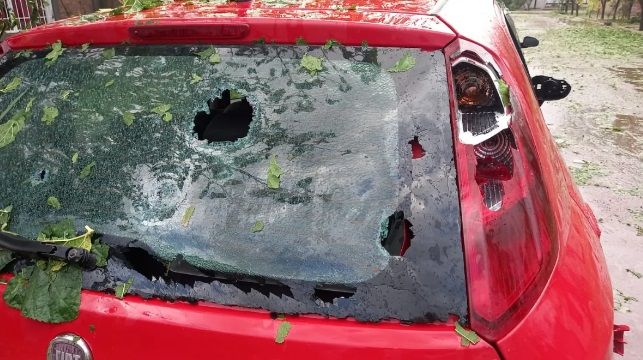 VIDEO Fuerte tormenta de granizo en distintos lugares de Mendoza