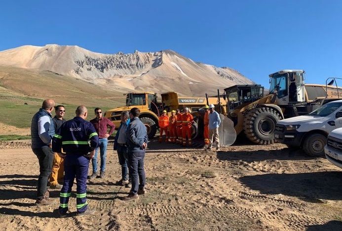 Cobre en Malargüe, comenzó el trabajo de reparación de caminos 